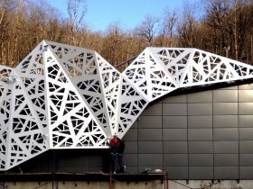 Архитектурно-художественное оформление порталов тоннелей совмещённой дороги Адлер–Альпика Сервис